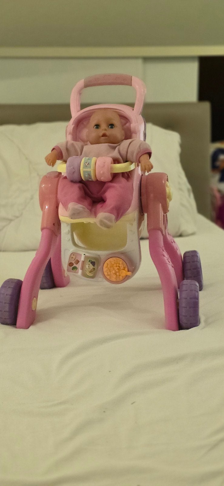 Baby Annabell pop met loopstoel/wandelwagen, Ophalen
