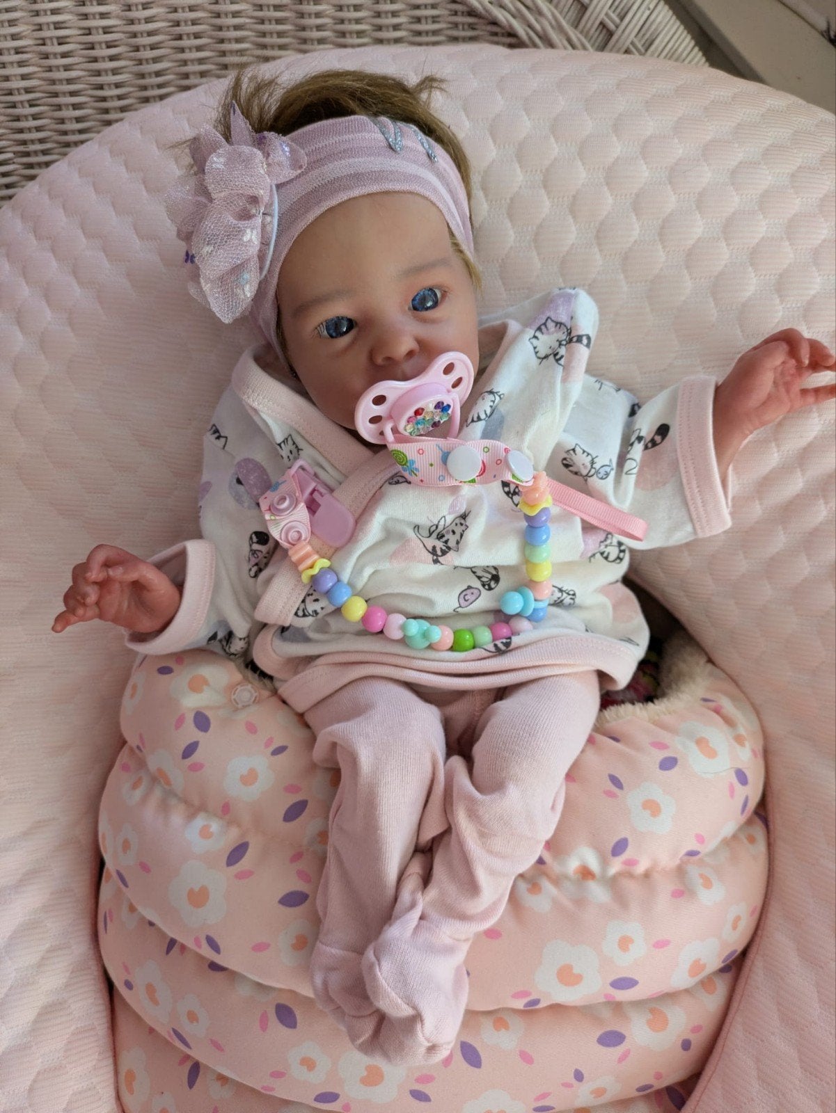 Echte realborn baby(pop)  (zonder certificaat), Ophalen of Verzenden, Gebruikt, Babypop, Levensecht of Reborn