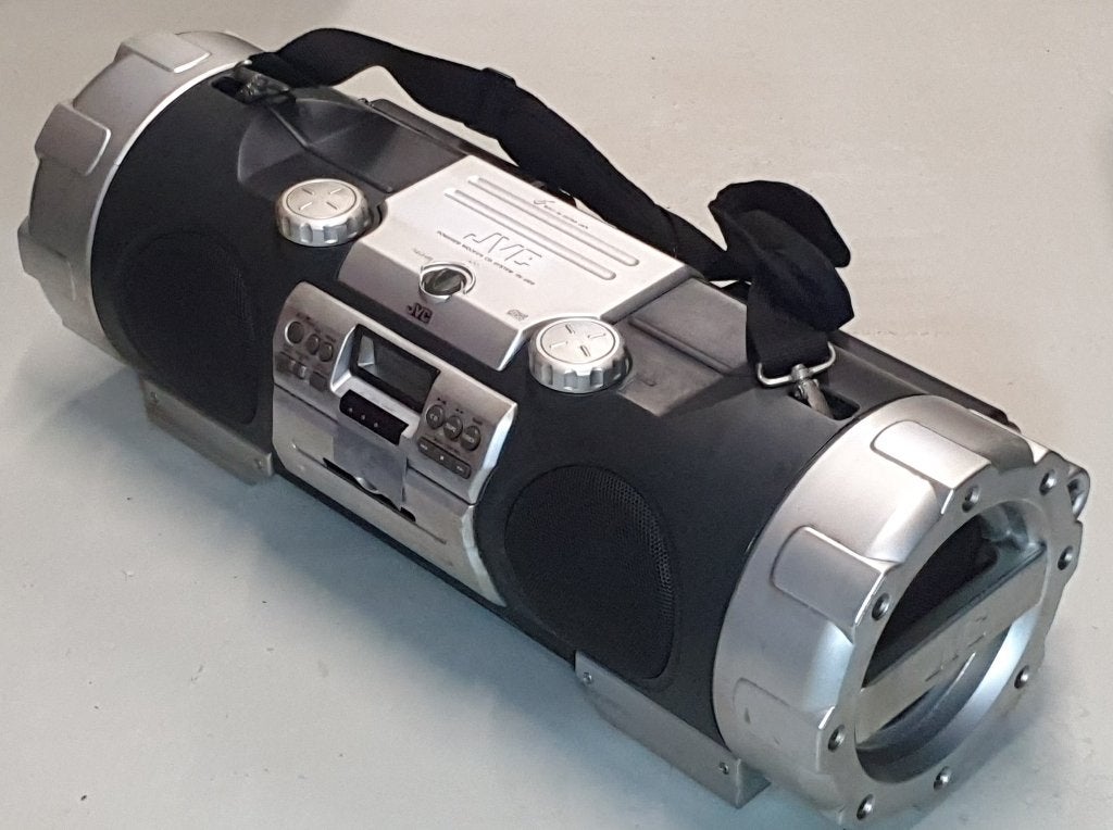 Ghettoblaster Boombox JVC RV-B99BK + Afstandsbediening, Audio, Tv en Foto, Radio's, Ophalen of Verzenden, Gebruikt, Overige typen
