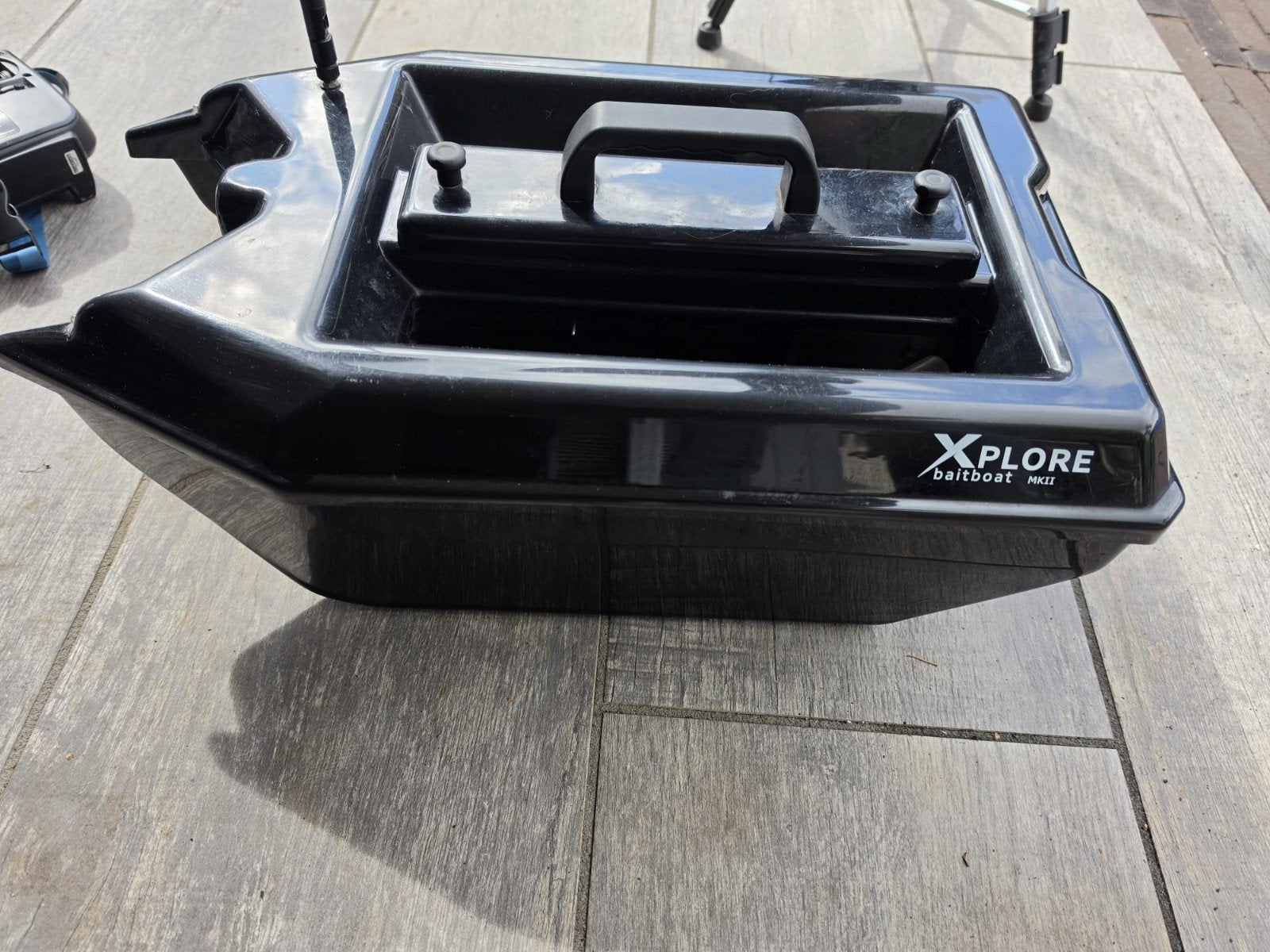 Voerboot Xplore, Watersport en Boten, Ophalen of Verzenden, Zo goed als nieuw, Complete set