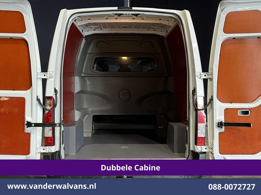 Opel Movano 2.3 CDTI 146pk L2H2 Dubbele Cabine Euro6 Airco |, Auto's, Bestelauto's, Voorwielaandrijving, 145 pk, Stof, Gebruikt