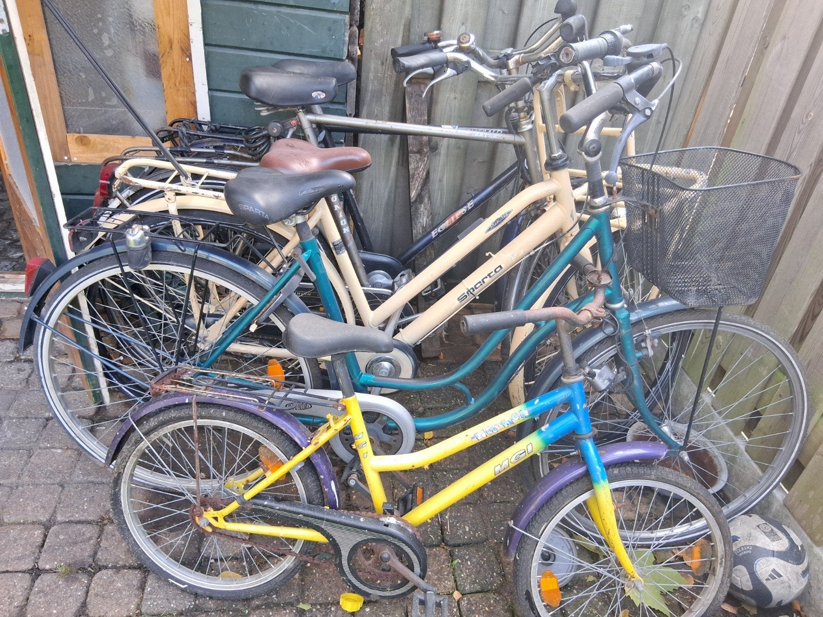 party fietsen 5euro per stuk, Ophalen