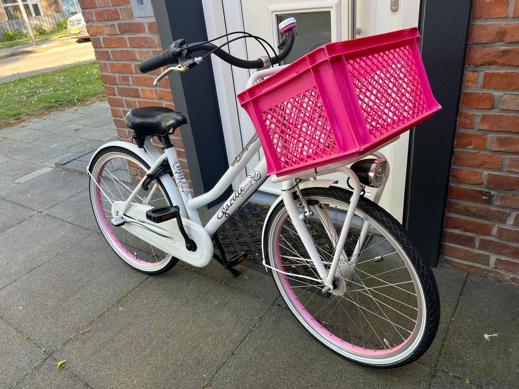 Meisjesfiets 24 inch Gazelle Miss Grace Naafdynamo+Handrem, Fietsen en Brommers, Fietsen | Meisjes, Zo goed als nieuw, 24 inch
