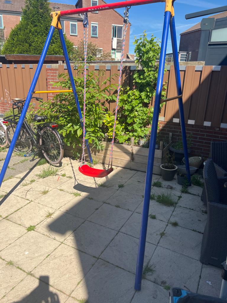 Kettler Schommel voor buiten - Blauw/Rood, Ophalen of Verzenden, Gebruikt, Schommel