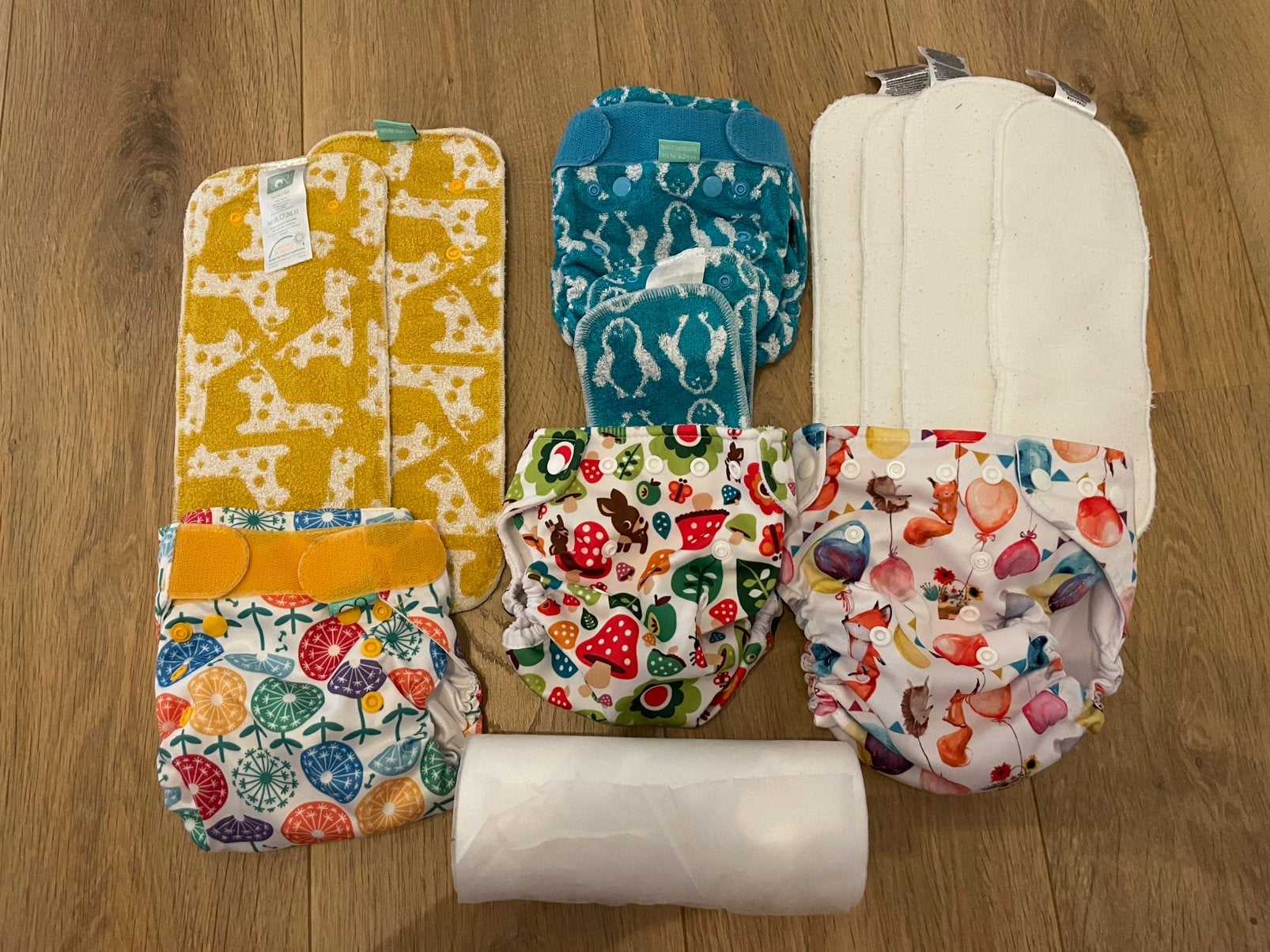 Wasbare luiers (vanaf newborn), Kinderen en Baby's, Ophalen of Verzenden, Zo goed als nieuw