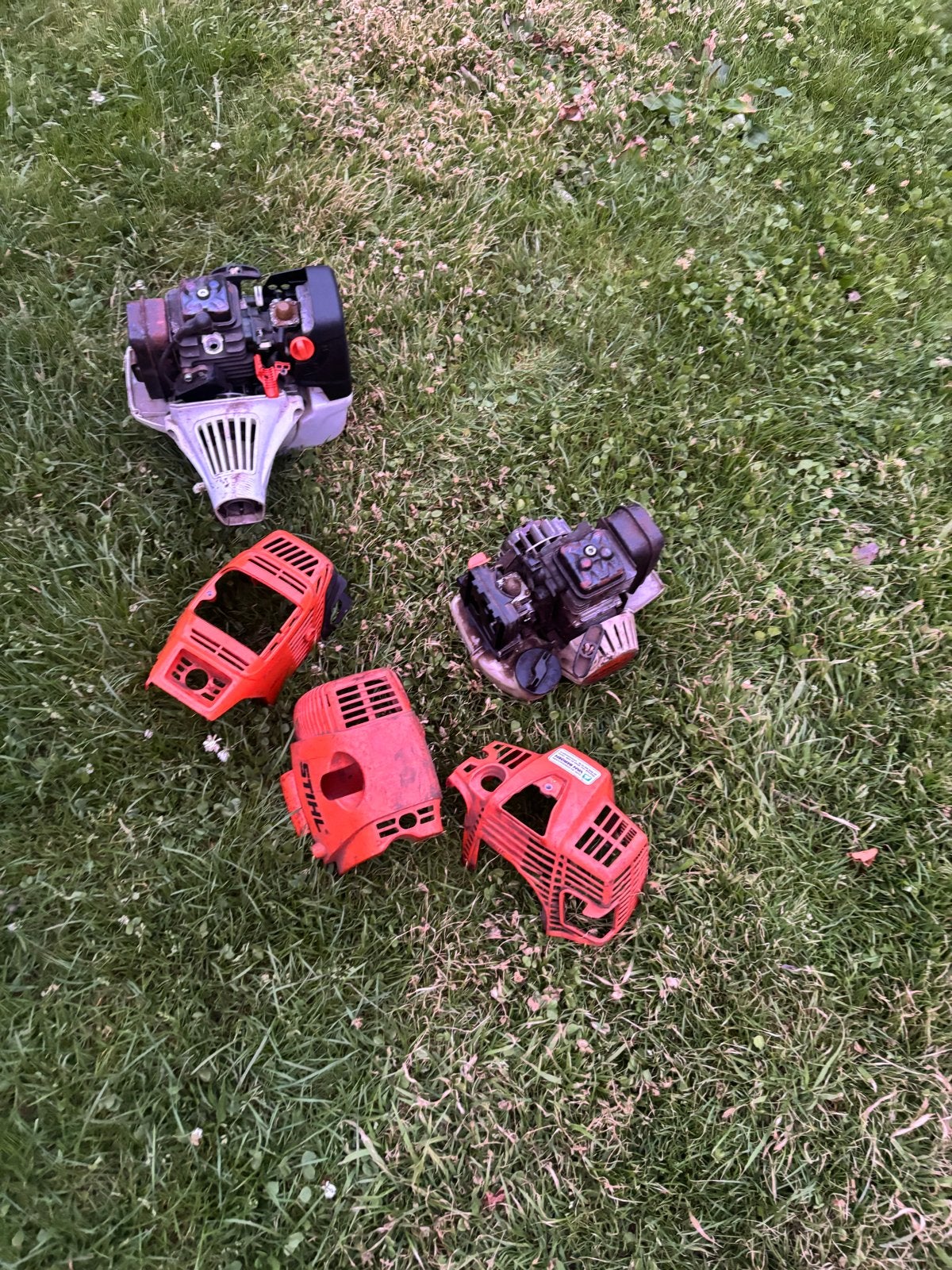 2 Oude Stihl Motoren , Onderdelen, Ophalen