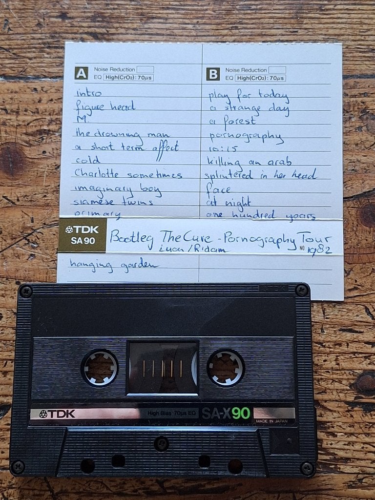 THE CURE - pornography tour Lyon Rotterdam 1982, Ophalen of Verzenden, Cd of Plaat
