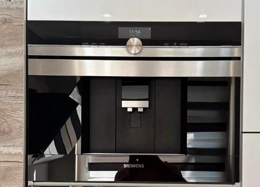 Siemens inbouw koffiemachine koffieautomaat ct636, Witgoed en Apparatuur, Koffiezetapparaten, Ophalen, Afneembaar waterreservoir