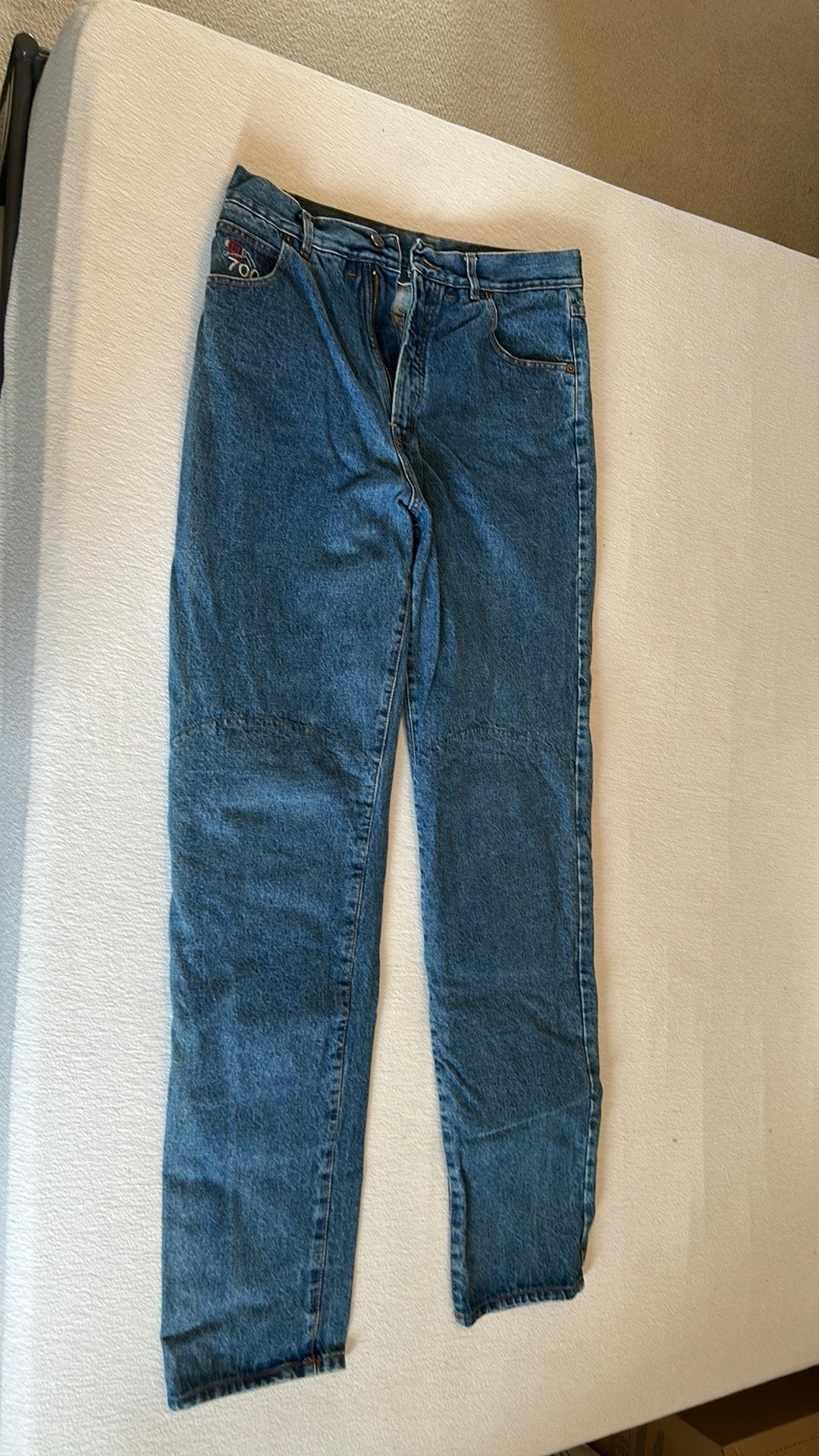 Motor spijkerbroek blauw large, Motoren, Kleding | Motorkleding, Ophalen, Tweedehands, Broek | textiel