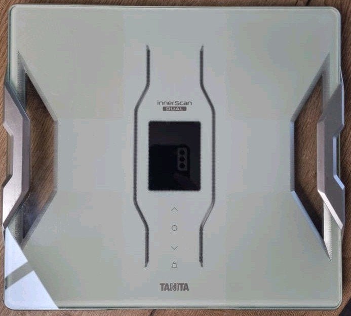 Tanita Innerscan Dual RD-953 Personenweegschaal, Witgoed en Apparatuur, Weegschalen, 1 tot 500 gram, 100 kg of meer, Ophalen of Verzenden