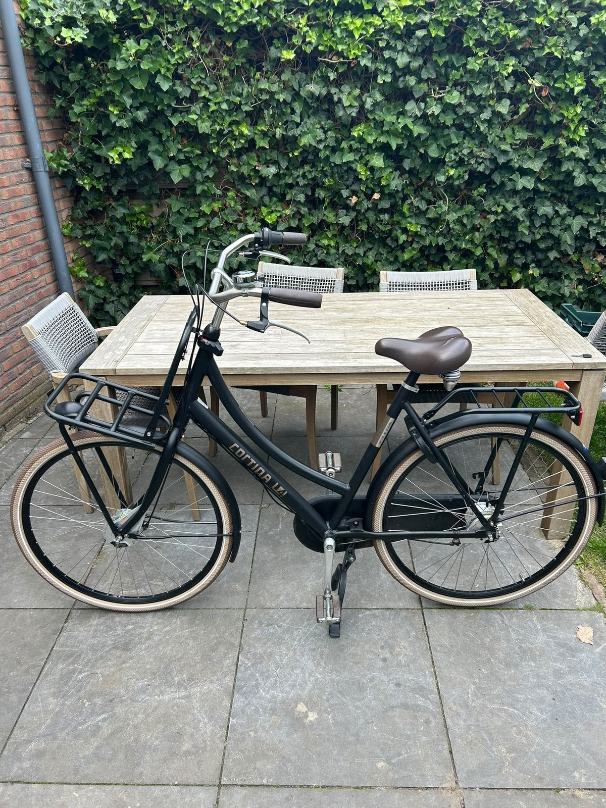 Mooie Cortina U4 transportfiets, 7 versnellingen, frame 57, Gebruikt, Versnellingen, 56 cm of meer, Schijfrem
