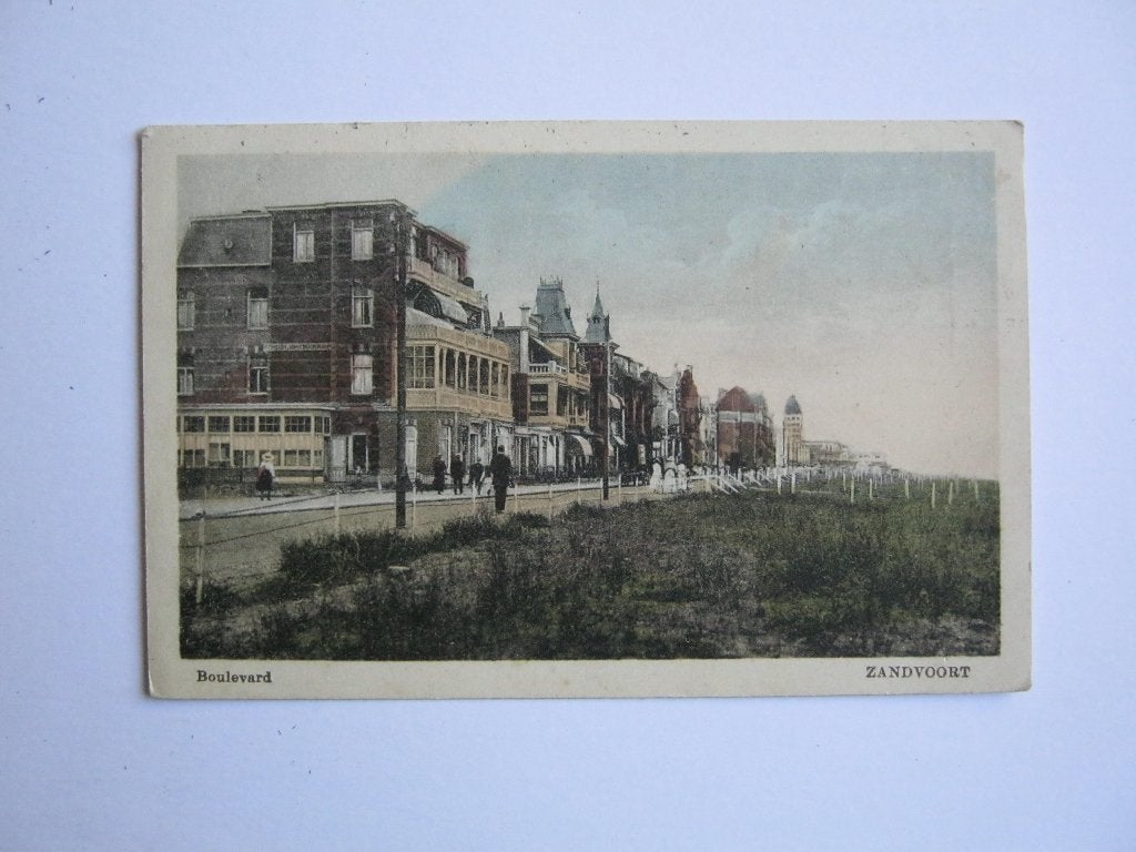 Ansichtkaarten Nederland, TC 8-2 Zandvoort, Boulevard 1925, Verzenden, 1920 tot 1940, Gelopen, Noord-Holland