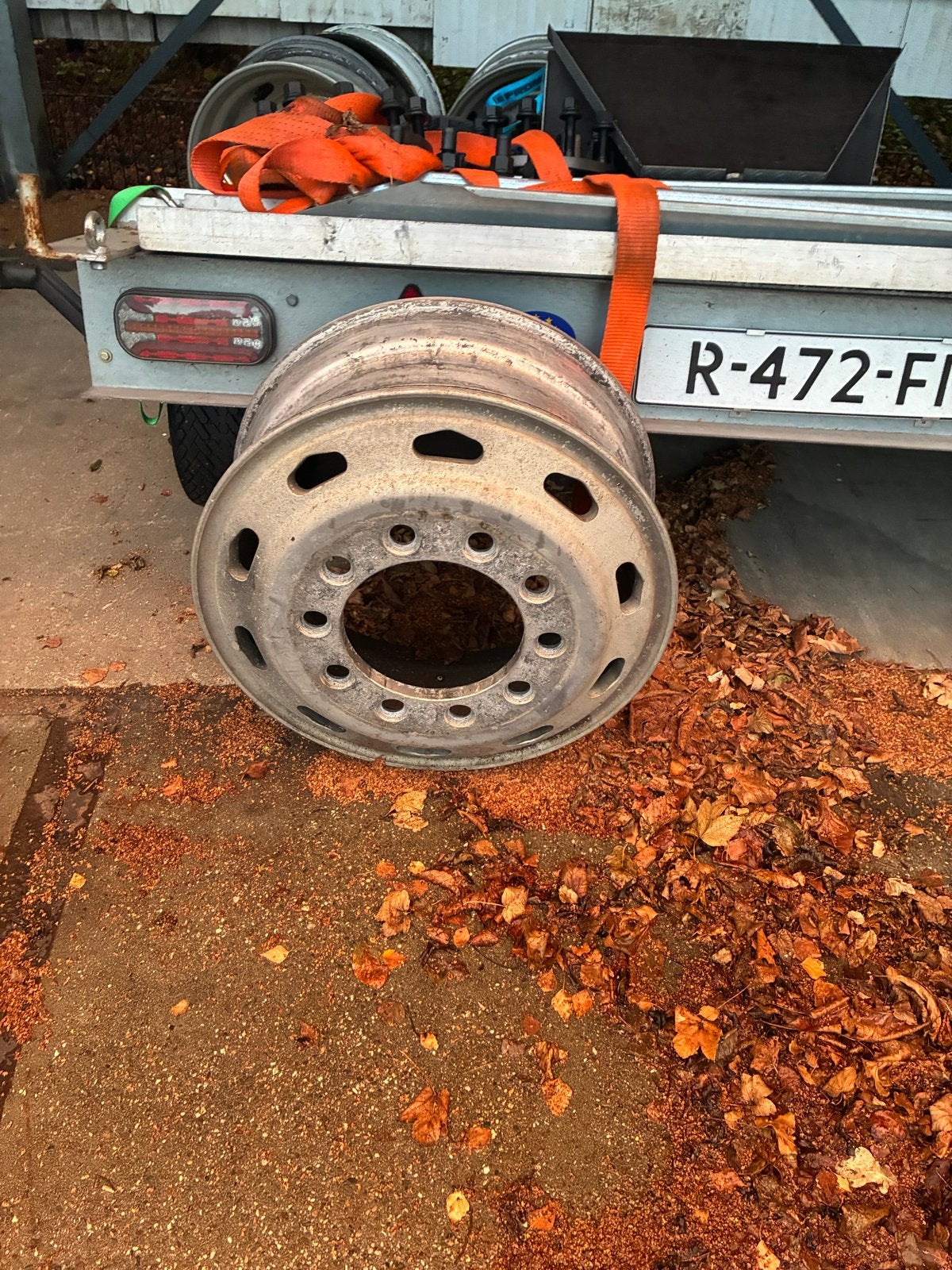 Dodge vrachtwagen velgen met 10-gaats adapters, Ophalen of Verzenden, Gebruikt, Vrachtwagen, Velg(en)