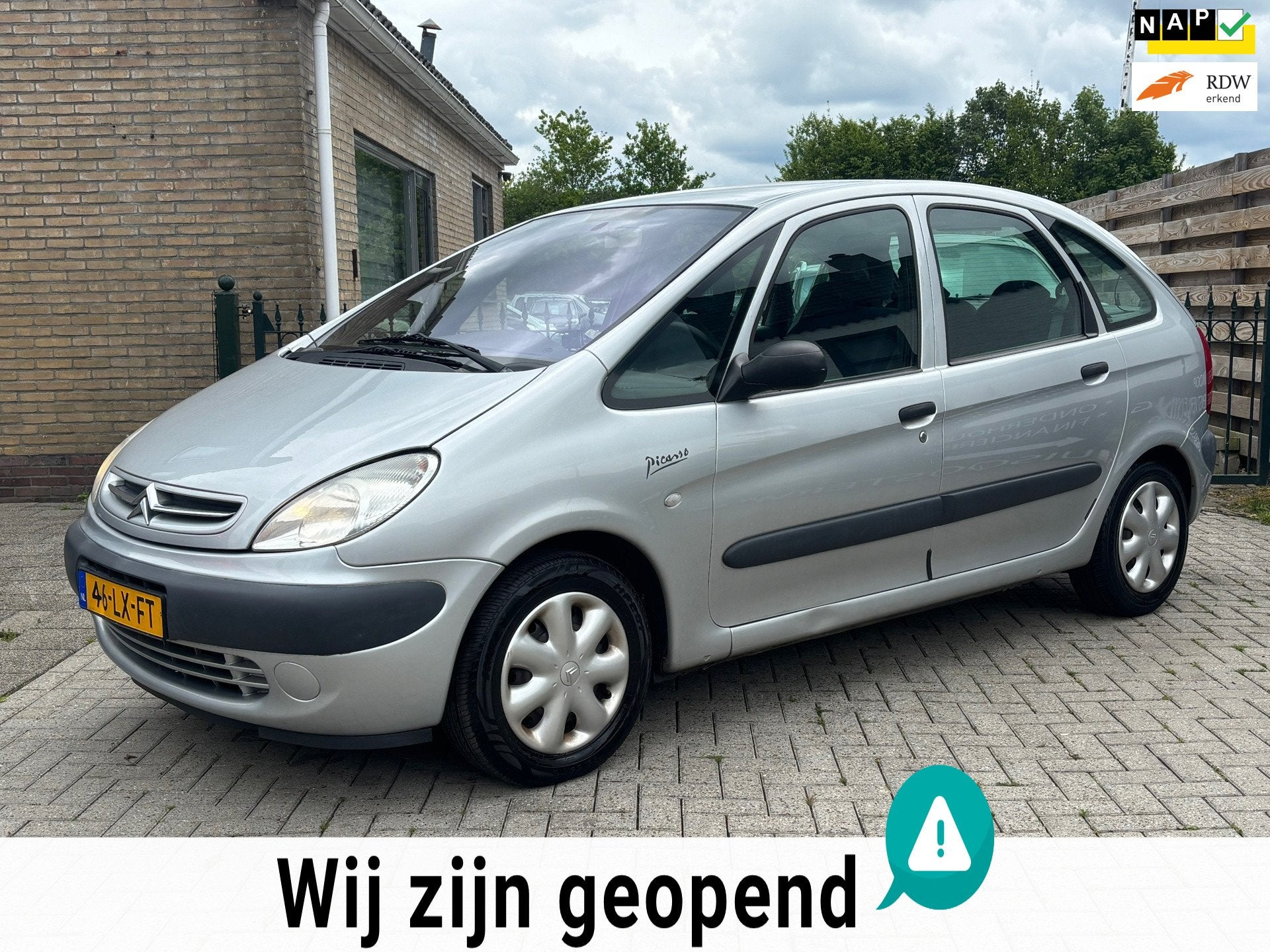 Citroen Xsara Picasso 1.8i-16V |airco | nw apk | trekhaak |, Auto's, 4 cilinders, 1749 cc, 116 pk, Origineel Nederlands