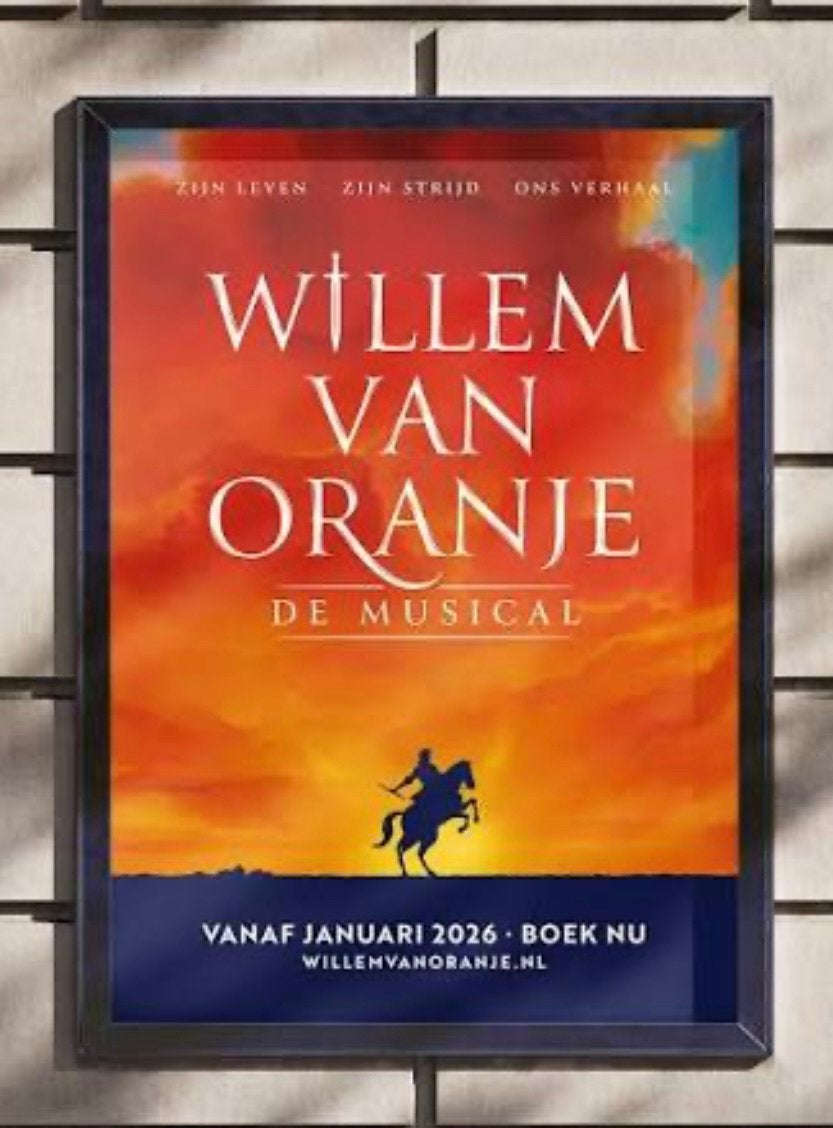2 vouchers voor gratis ticket Willem van Oranje de Musical, Twee personen, Oktober