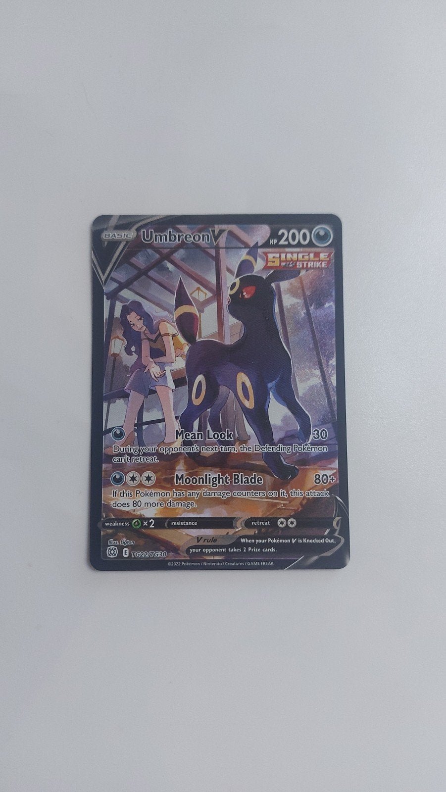 Umbreon V #TG22 (Brilliant Stars) - NM, Verzenden, Zo goed als nieuw, Losse kaart, Foil