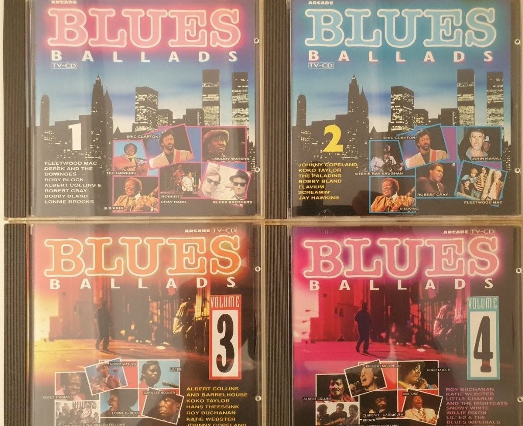4 CD set Blues, Ophalen of Verzenden, 1980 tot heden, Zo goed als nieuw, Blues