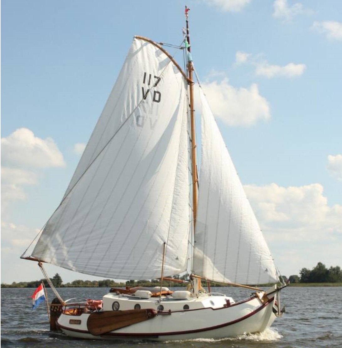 Enkhuizer Bol platbodem boot 1966, Ophalen, Gebruikt, Bol, Staal