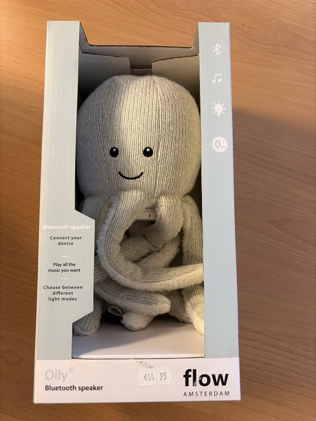 Olly Flow Amsterdam Bluetooth Speaker Knuffel, Ophalen of Verzenden, Nieuw, Overige typen, Met licht