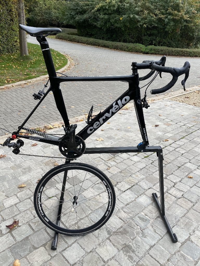 Cervélo S2-Campa Record 2x12 speed-maat 56 - zonder Wielen, Gebruikt, Carbon, Meer dan 20 versnellingen, 53 tot 57 cm