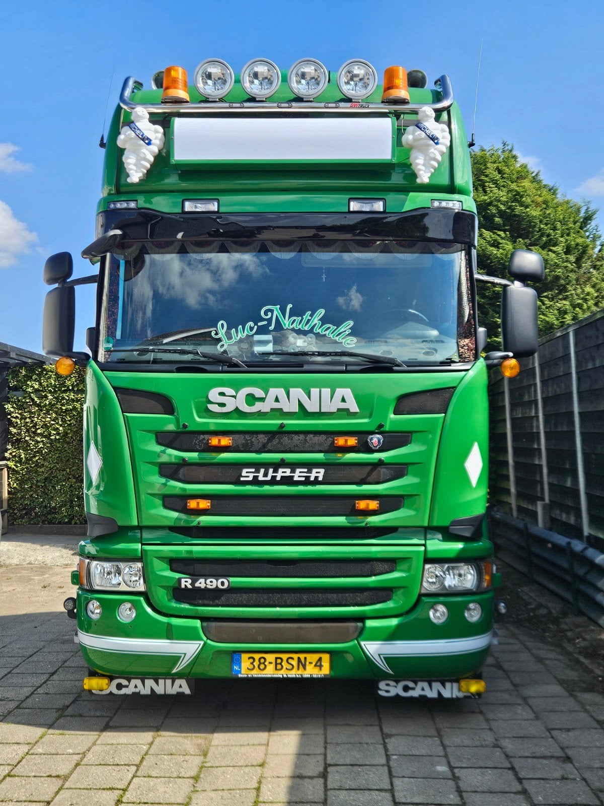 Te koop zeer nette R490 streamline  bj 2014 lage km stand!, Automaat, Achterwielaandrijving, Scania, Leder en Stof