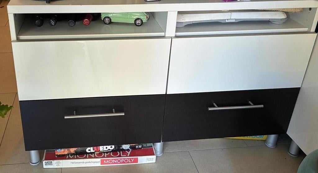 Ikea Besta kastje met 4 lades, Ophalen, 25 tot 50 cm, 50 tot 100 cm, Minder dan 100 cm