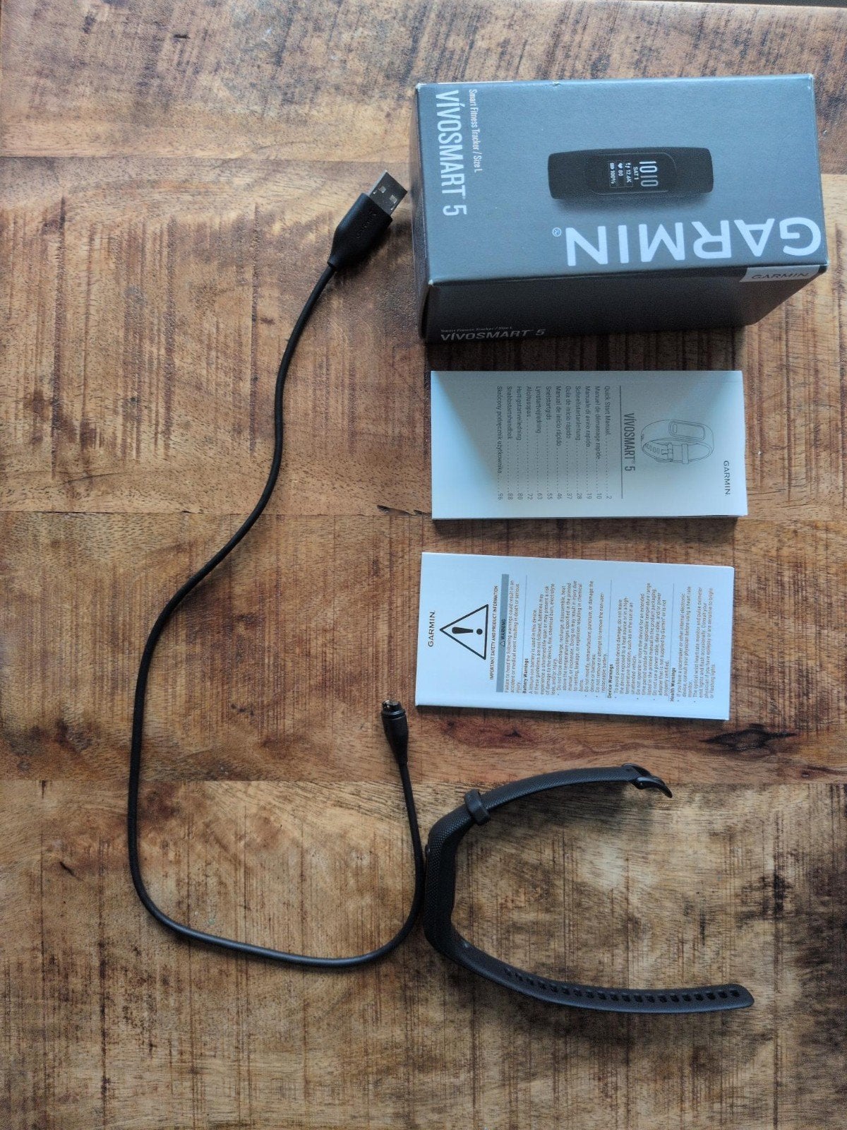Garmin Vivosmart 5 zwart - zo goed als nieuw, Ophalen of Verzenden