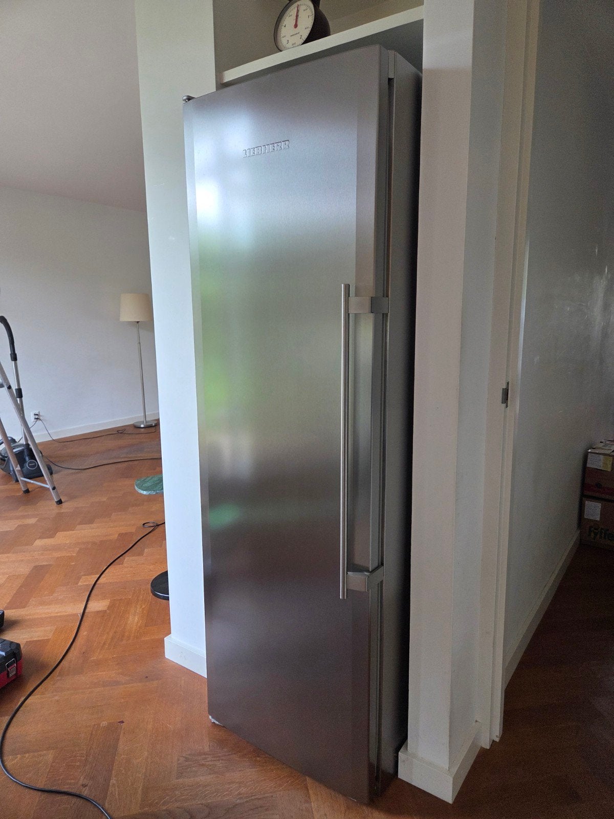 Liebherr Biofresh koelkast hoog vrijstaand RVS, 200 liter of meer, Met aparte vriezer, Zo goed als nieuw, 160 cm of meer