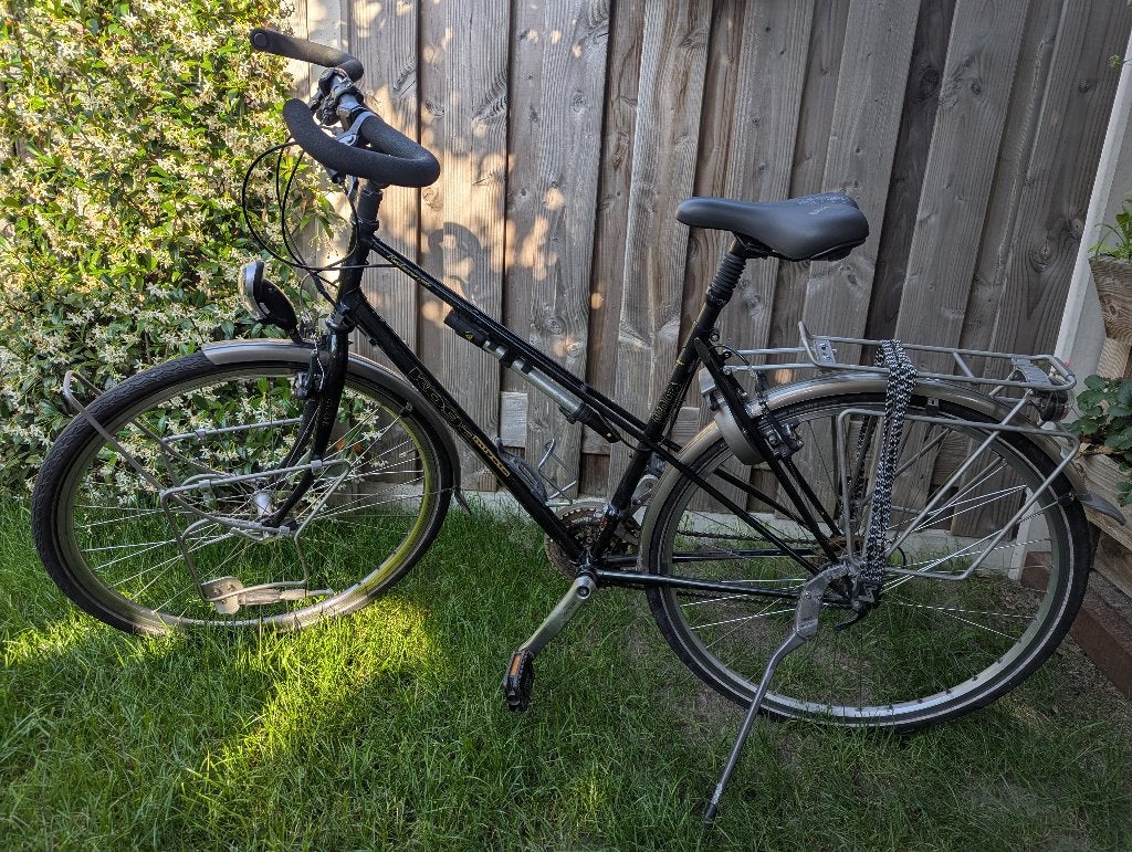 koga miyata randonneur lady framemaat 50, Ophalen, 28 inch, Gebruikt, Velgrem