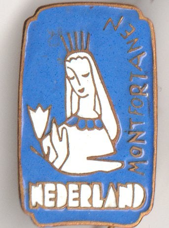 Vintage broche montfortianen nederland, Verzamelen, Verzenden, Zo goed als nieuw, Overige onderwerpen
