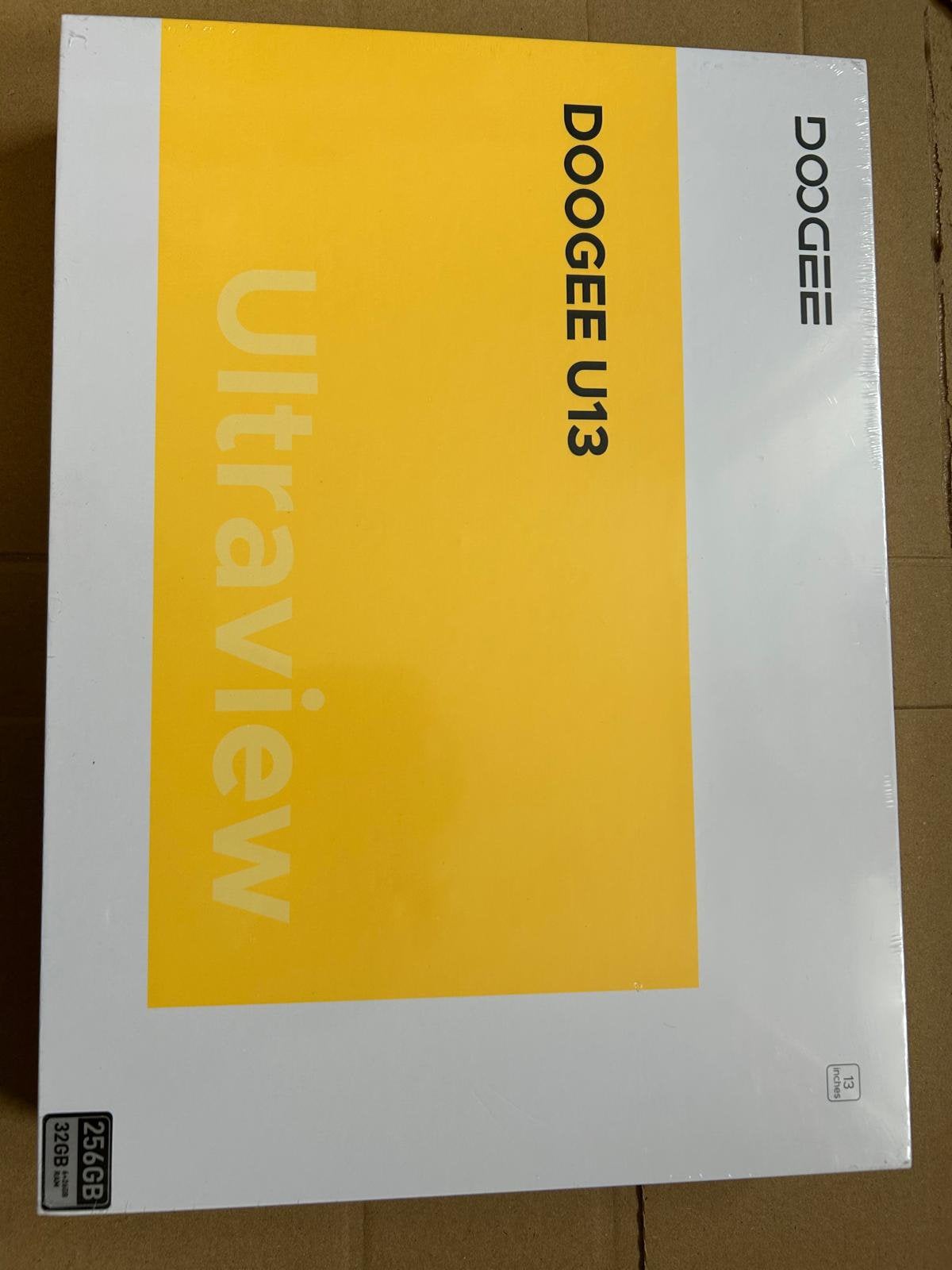 DOOGEE U13 Tablet - 13 inch, 256GB, Android 16, Zwart, Ophalen, 13 inch of meer, Wi-Fi, 256 GB