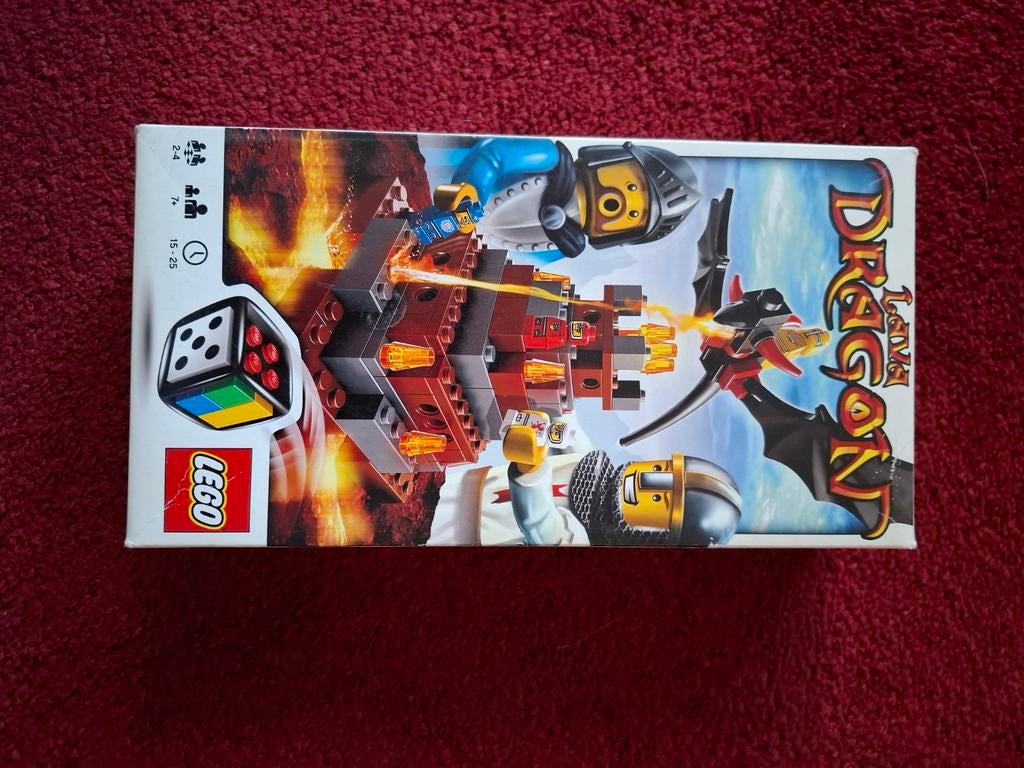 Compleet legospel dragons lava, Ophalen of Verzenden, Zo goed als nieuw