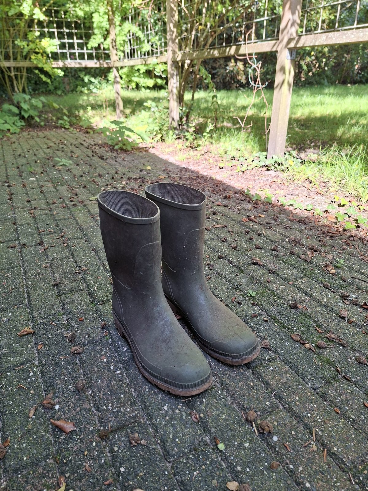 Laarzen/ regenlaarzen maat 43, Ophalen of Verzenden, Gebruikt, Laarzen