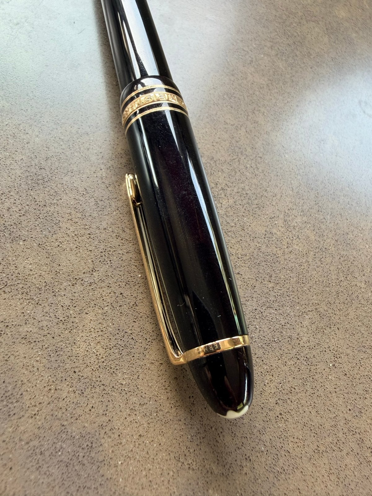 Mont Blanc Balpen Goud Verguld - Zo goed als nieuw, Verzamelen, Ophalen of Verzenden, Zo goed als nieuw, Balpen, Mont Blanc