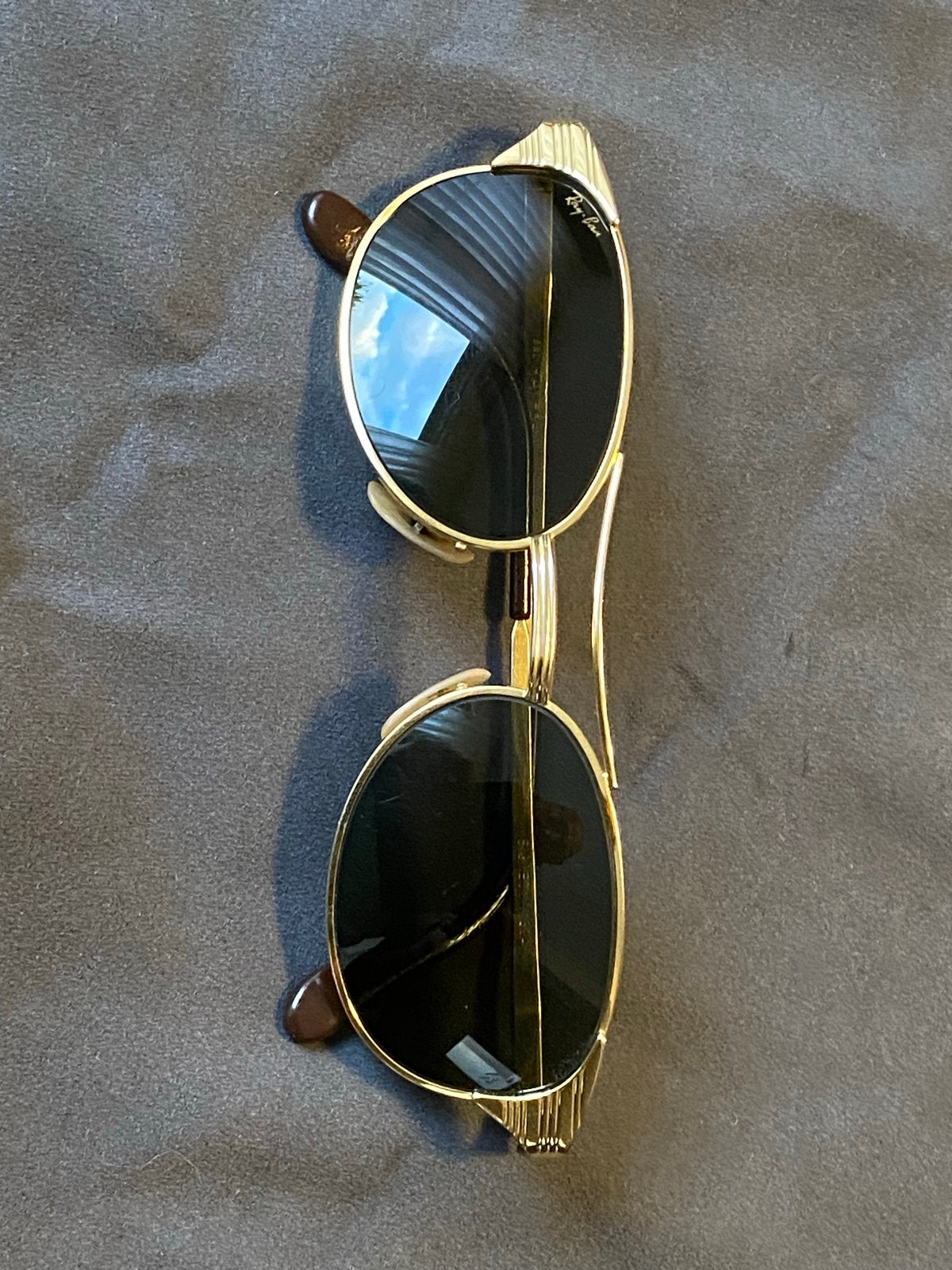 Vintage B&L Ray-Ban Signet W1394, Gebruikt, Zonnebril, Overige kleuren, Ophalen of Verzenden