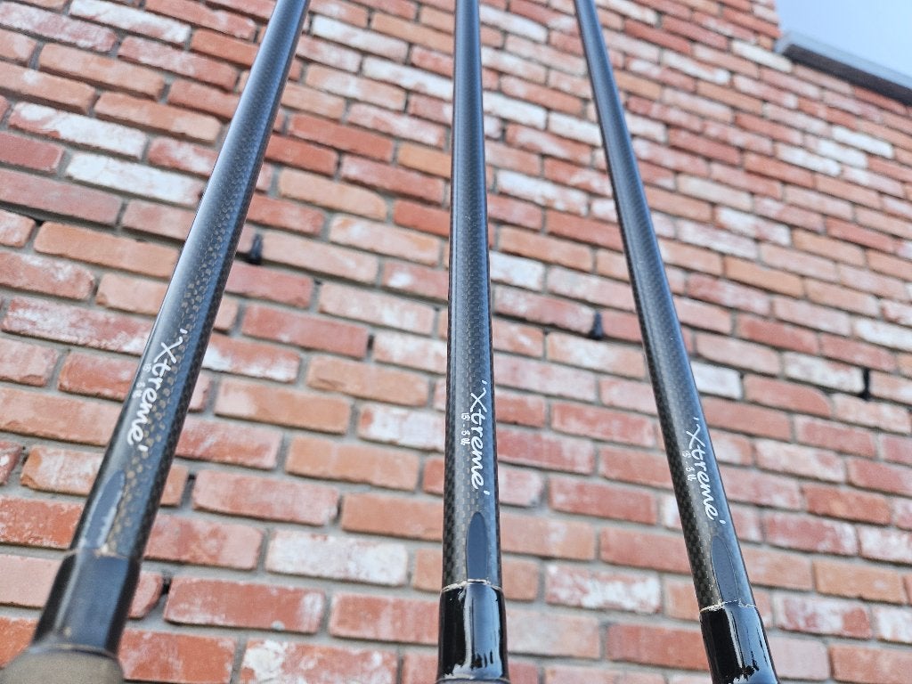 Karperhengels Fox Xtreme 13ft 3lb, Ophalen, Zo goed als nieuw, Werphengel