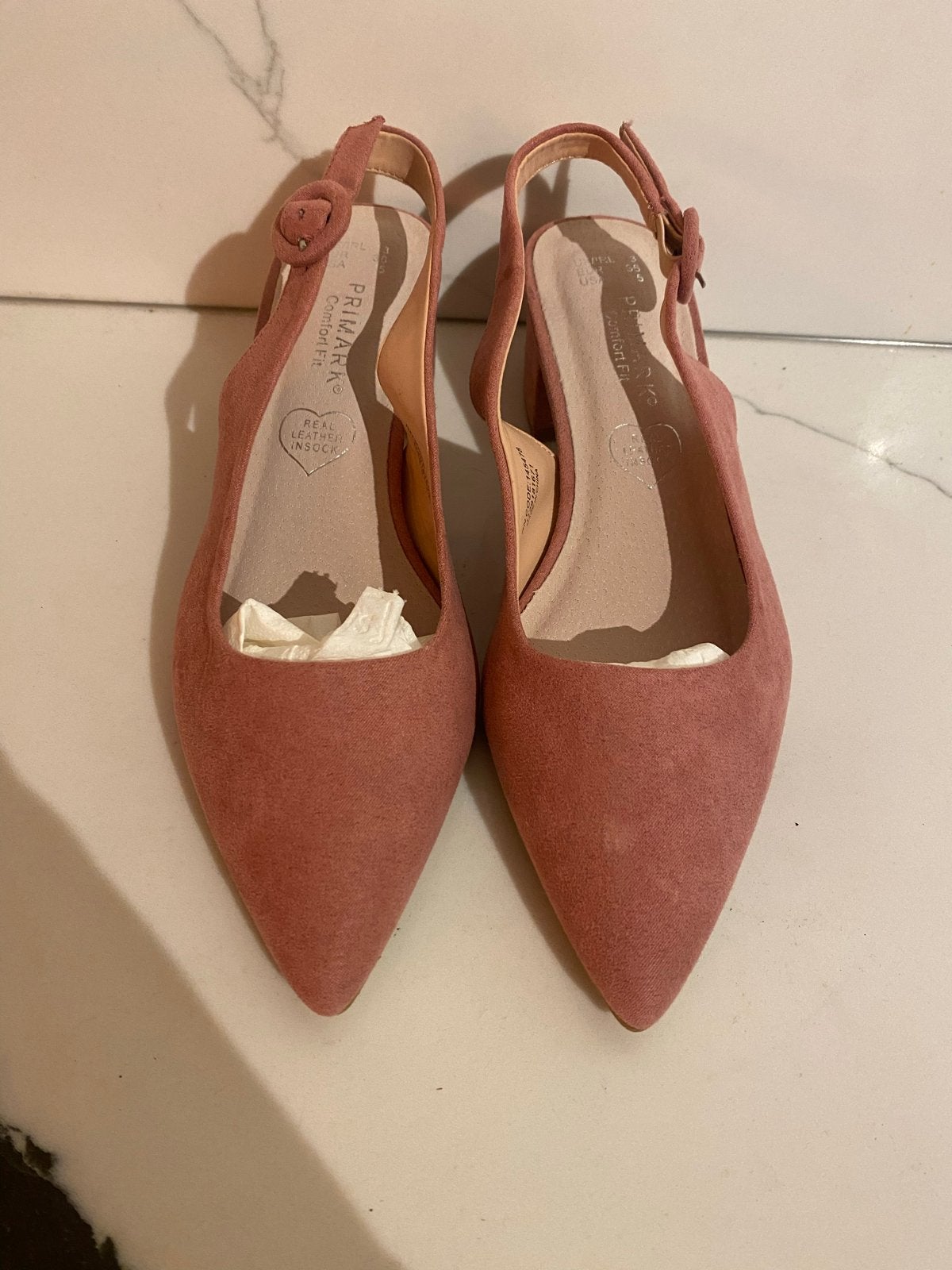 Roze Primark Comfort Fit Slingback Pumps Maat 36, Kleding | Dames, Ophalen of Verzenden, Zo goed als nieuw, Roze, Pumps