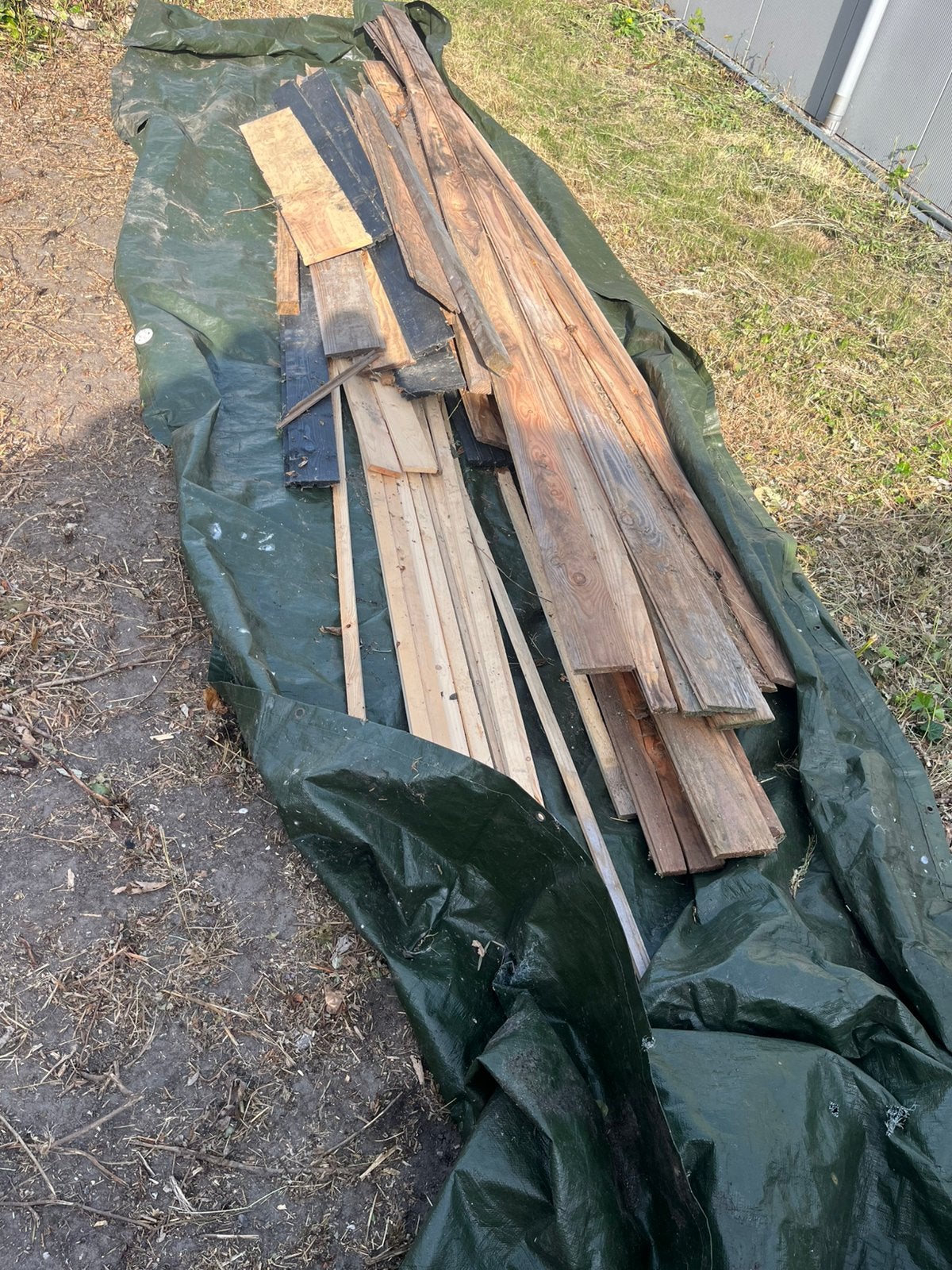 Partij hout gratis ophalen, Tuin en Terras, Palen, Balken en Planken, Ophalen of Verzenden, Zo goed als nieuw, Minder dan 180 cm