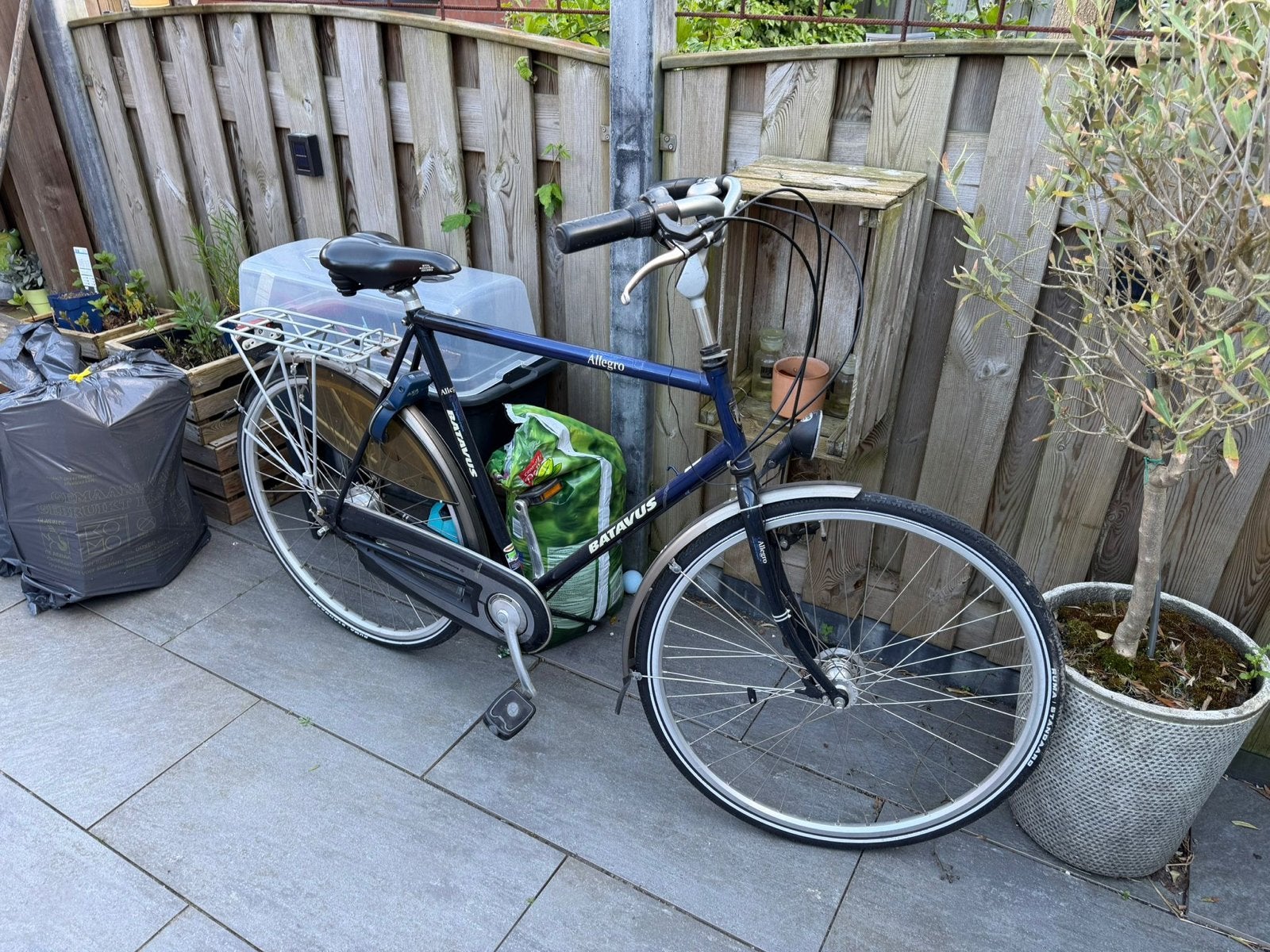 Batavus Allegro herenfiets - Gebruikt, Fietsen en Brommers, Ophalen, Velgrem, Versnellingen, Batavus