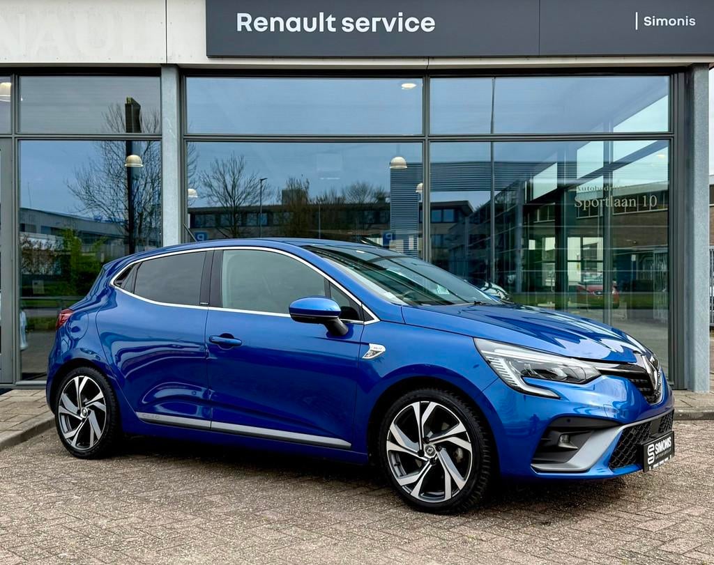 Renault Clio 1.6 E-Tech Hybrid 140 R.S. Line | Bose Audio |, Gebruikt, Zwart, 4 cilinders, Blauw