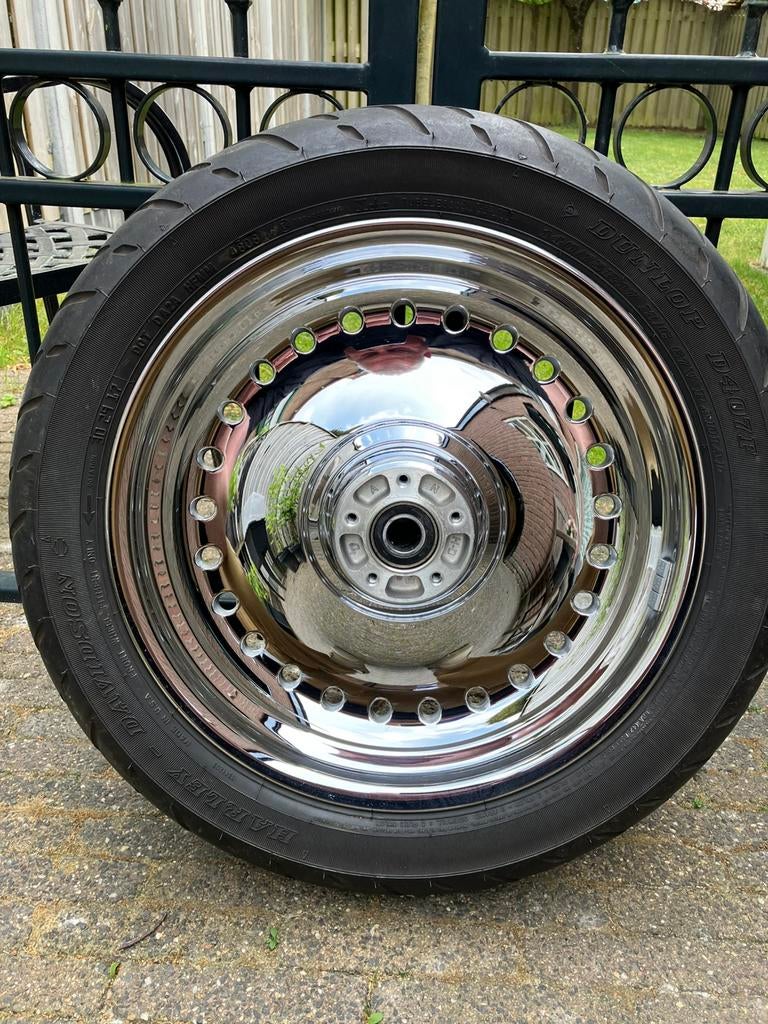 Fatboy Flstf chroom voorwiel / velg., Motoren, Ophalen, Nieuw