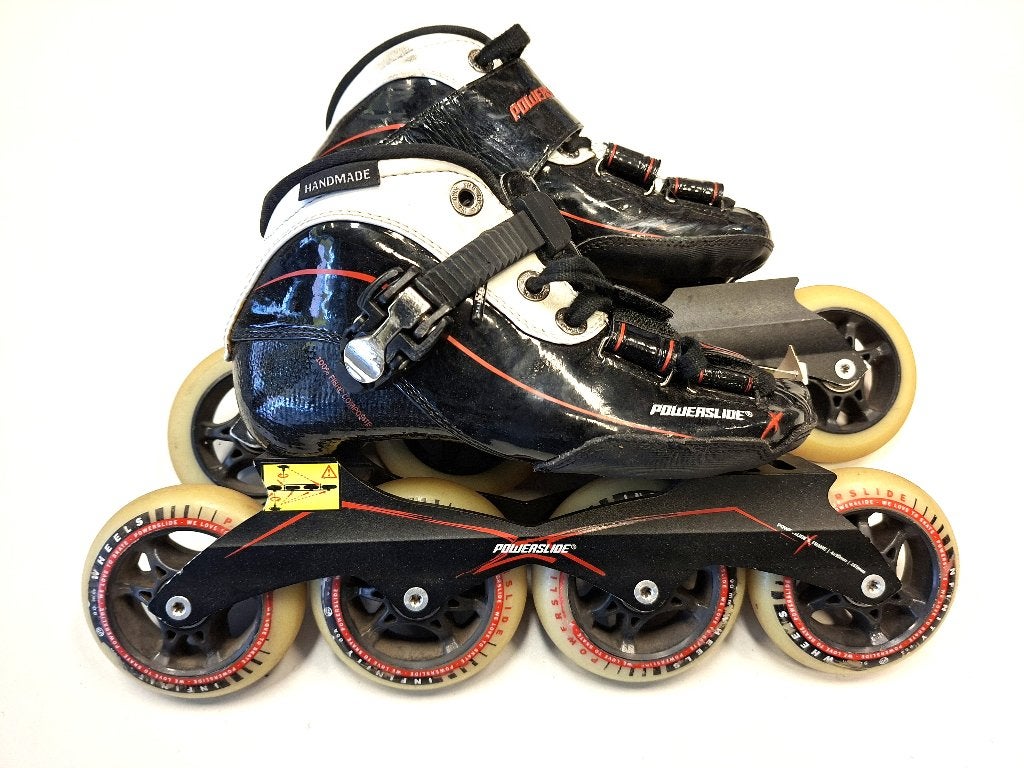 POWERSLIDE JUNIOR X MAAT 35, Sport en Fitness, Skeelers, Gebruikt, Inline skates 4 wielen, Overige merken, Ophalen of Verzenden