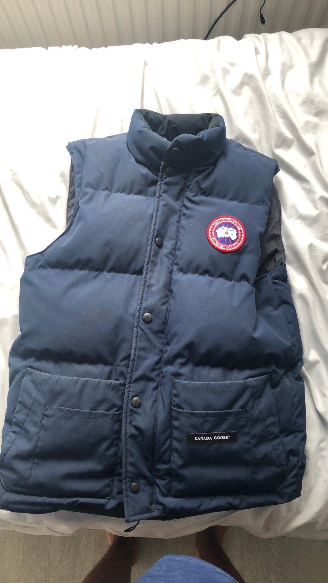 Orginele canada goose bodywarmer., Kleding | Heren, Ophalen of Verzenden, Zo goed als nieuw, Zwart