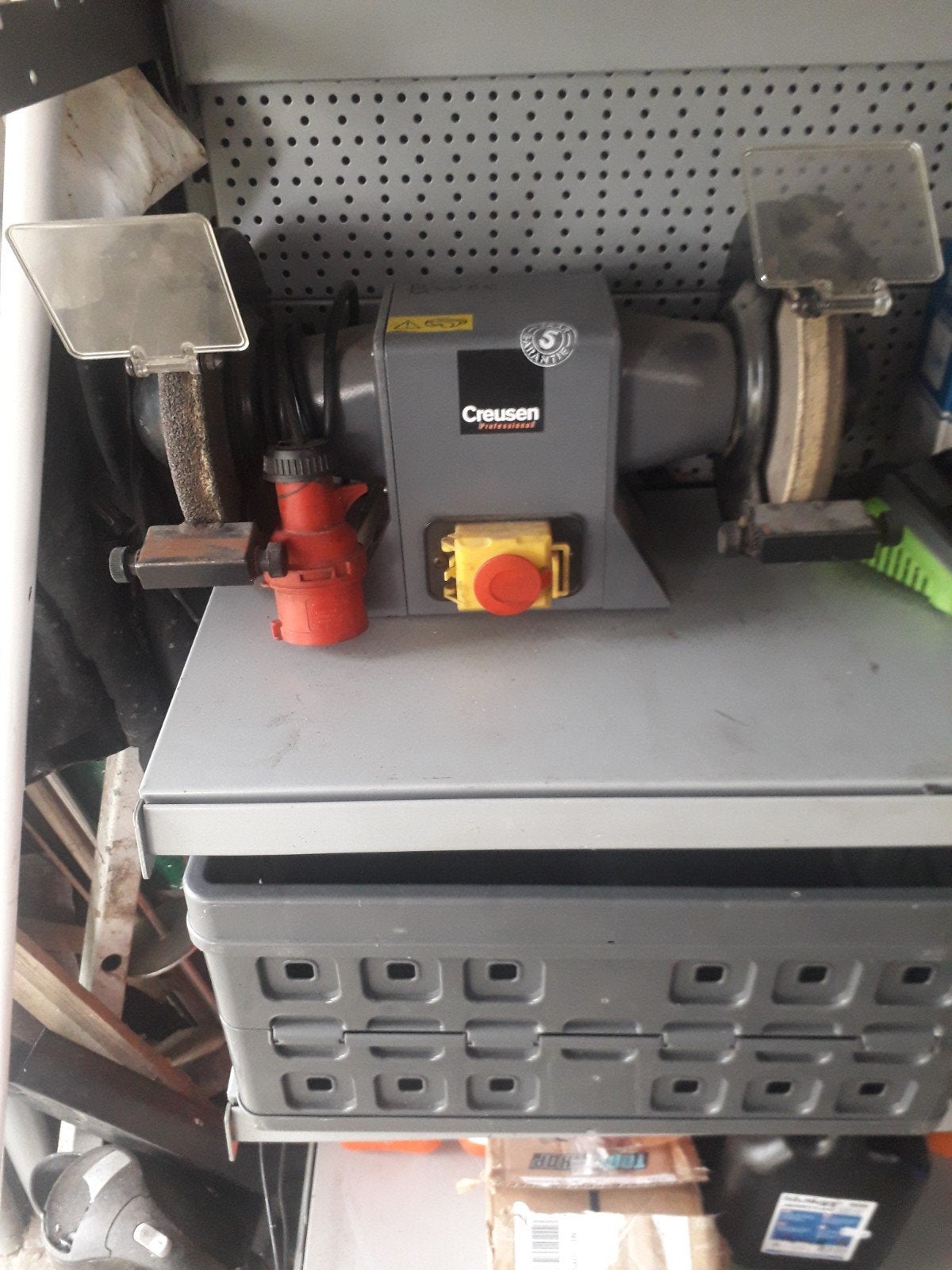 Creusen slijpmachine professioneel, Ophalen, Zo goed als nieuw, Minder dan 700 watt, Werkbankslijpmachine