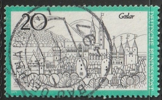 BRD 1971 704 Goslar, Gest, Ophalen of Verzenden, BRD, Gestempeld