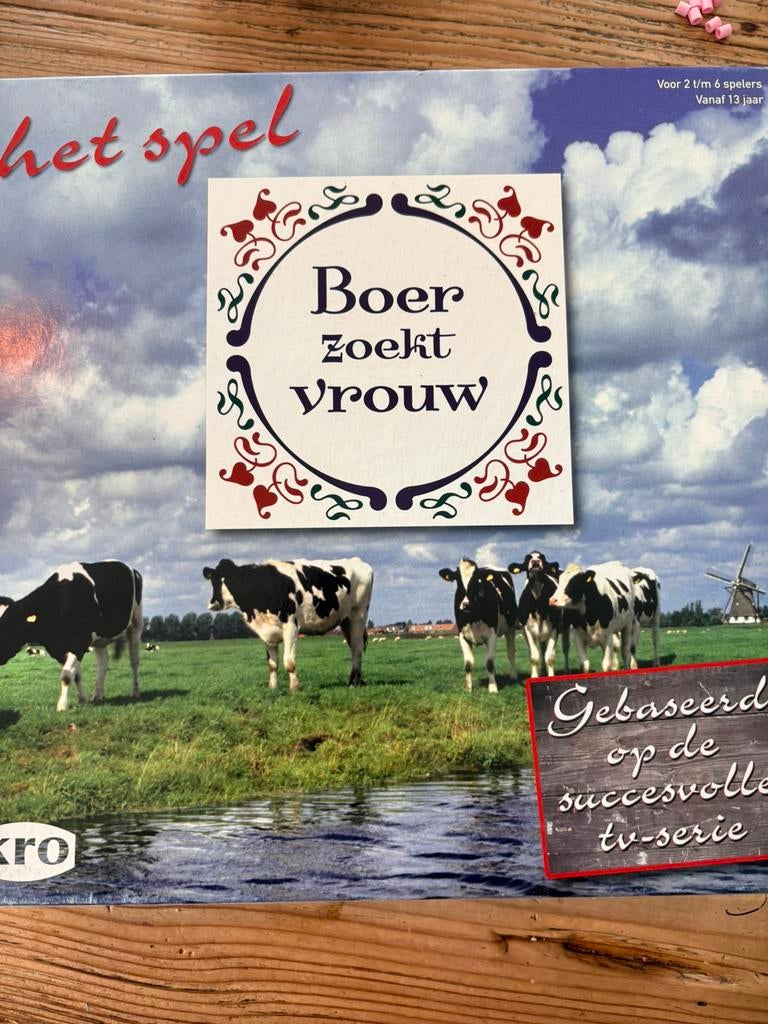 Bord Spel boer zoekt vrouw, Ophalen of Verzenden, Zo goed als nieuw