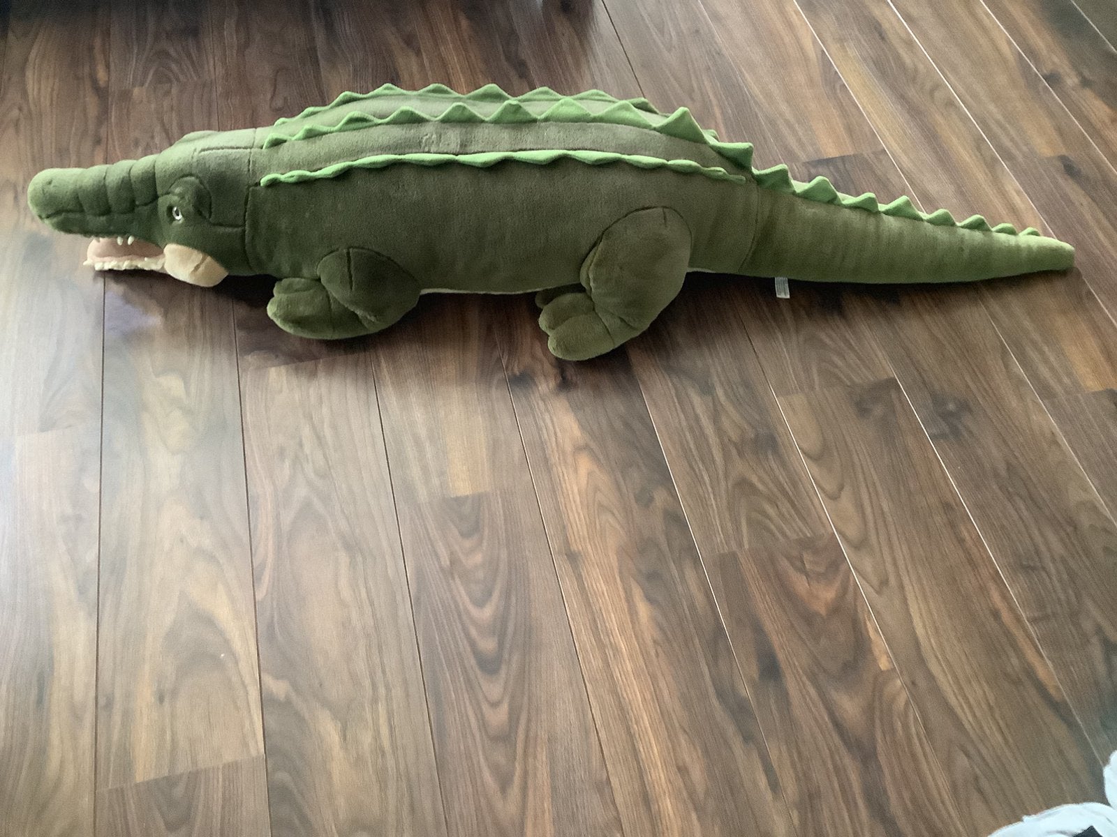 Enorme Krokodil Knuffel Anna Club Plush Z.G.A.N.1m60-40cm, Kinderen en Baby's, Speelgoed | Knuffels en Pluche, Ophalen, Groen