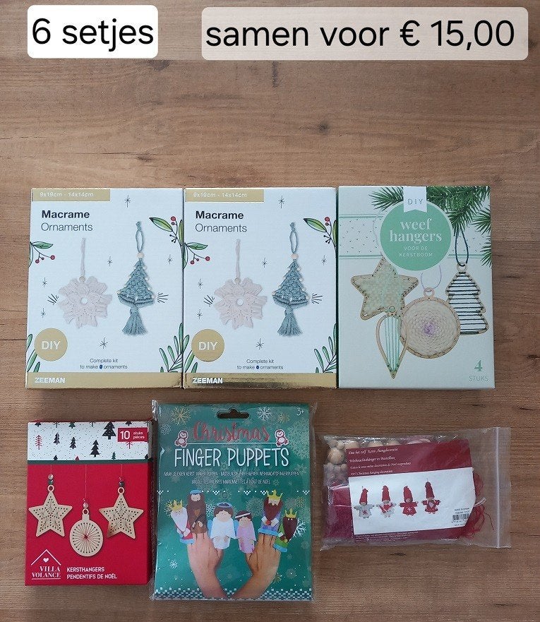 handwerksets voor kerst, Ophalen, Nieuw