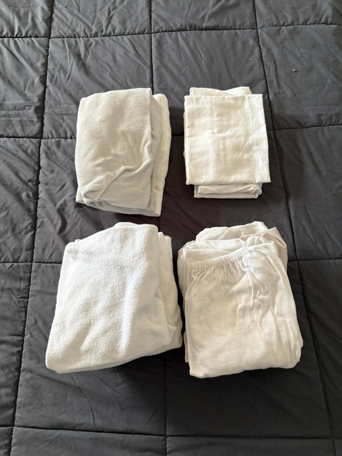 Hoeslakens en lakens voor babywieg, Kinderen en Baby's, Jongetje of Meisje, Ophalen of Verzenden, Zo goed als nieuw, Wit