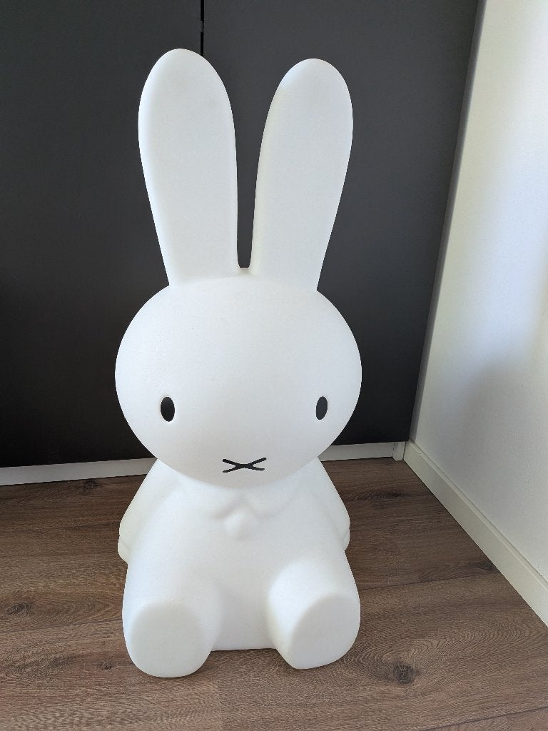 Mr Maria Nijntje XL Lamp (80 cm) decoratie of opknapper, Kinderen en Baby's, Ophalen, Gebruikt, Overige merken, Wit